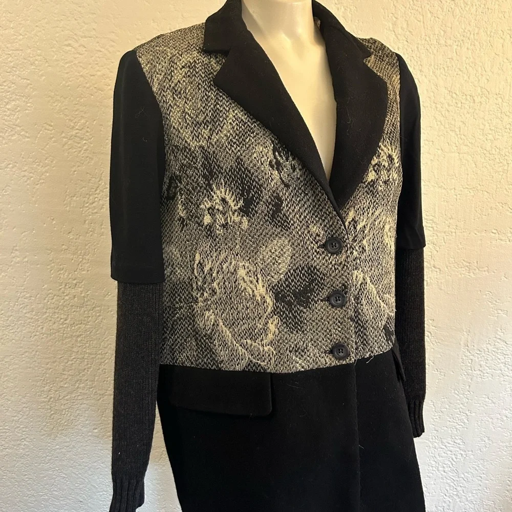 ISOLAMARRAS art to wear contemporary blazer MED